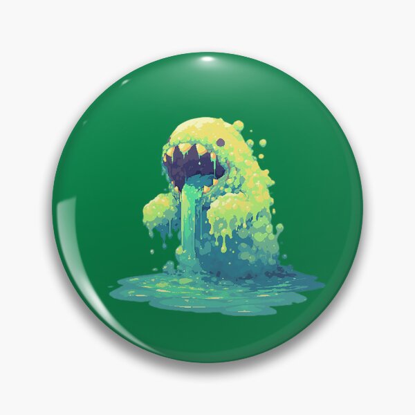 Item preview, Angry Slime Monster Pixel Art designed and sold by Christian Weiss.
