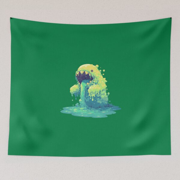 Item preview, Angry Slime Monster Pixel Art designed and sold by Christian Weiss.