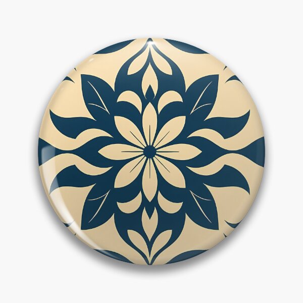 Item preview, Blue, Flowers & Leaves, Abstract Artistic Stylize, Symmetrical Repeated Texture Pattern (image size 8320x12480) designed and sold by Digital-Davinci.