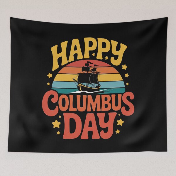 Item preview, Happy Columbus Day 1942 Italian designed and sold by BakeryDozen.