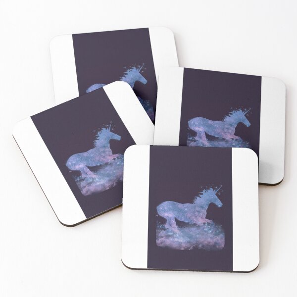 Item preview, Glittery art Running horse on blue dynamic art design designed and sold by Mashahub.