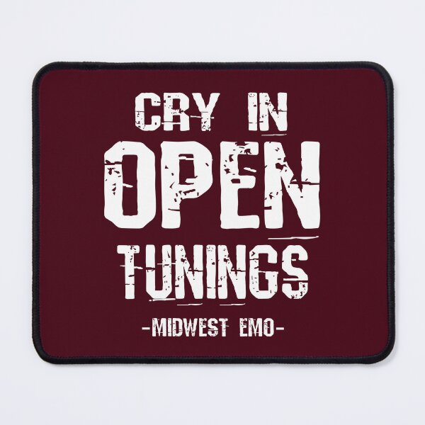 Item preview, Cry In Open Tunings - Midwest Emo designed and sold by DAFIN.