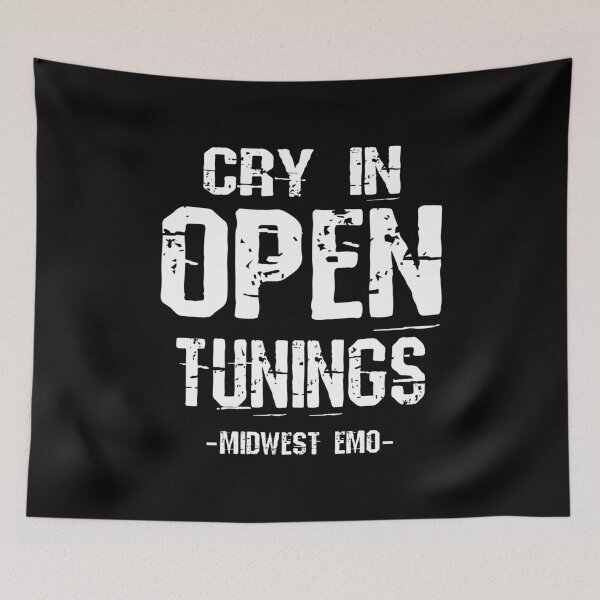 Item preview, Cry In Open Tunings - Midwest Emo designed and sold by DAFIN.