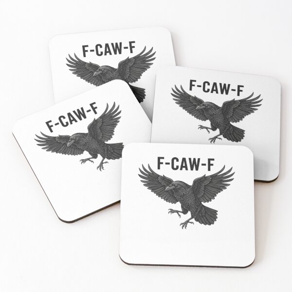 Item preview, Gothic F. Caw F. Raven Design - F*** Around and Find Out designed and sold by GeniePixel.