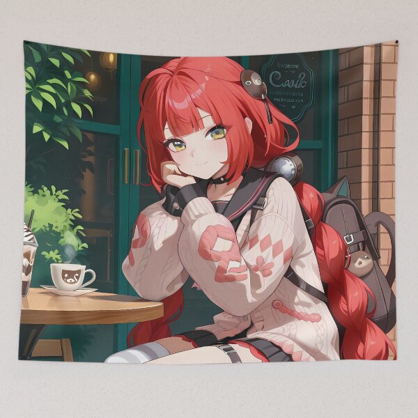 Item preview, Ukinami Yuzuha Zenless Zone Zero Relaxed Cafe Waifu Girl designed and sold by SolenneAzur.
