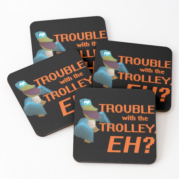 Item preview, Trouble With The Trolley Eh designed and sold by CLEAMMATHEWS.