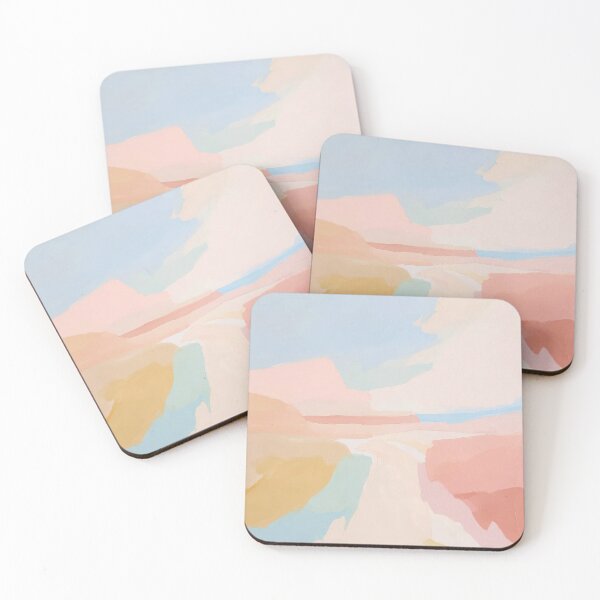 Item preview, Minimalist desert landscape pastel colors designed and sold by ArtHouseNiklas.
