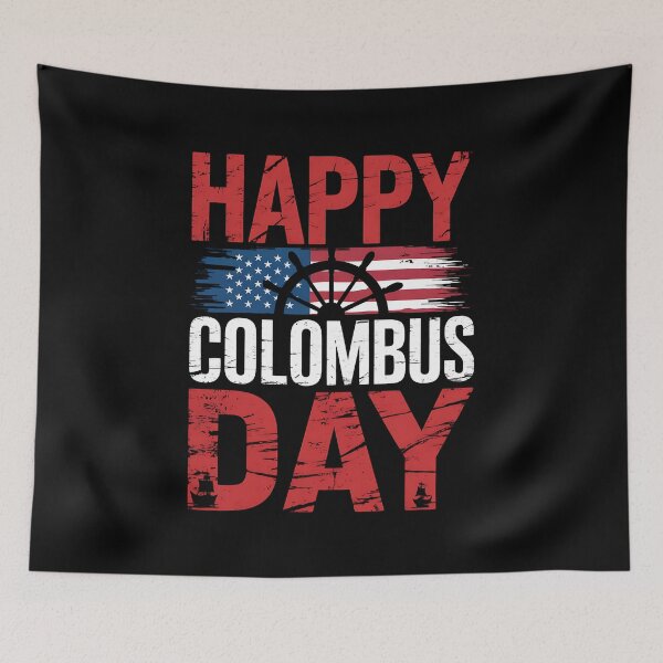 Item preview, Happy Columbus Day 1942 designed and sold by BakeryDozen.