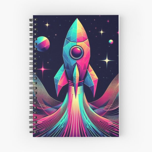 Item preview, Colorful geometric rocket  designed and sold by Dogandesighn.