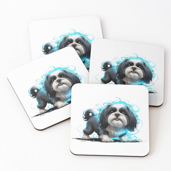 Item preview, Magical Shih Tzu with a glowing aura designed and sold by StormArte.