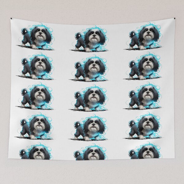 Item preview, Magical Shih Tzu with a glowing aura designed and sold by StormArte.