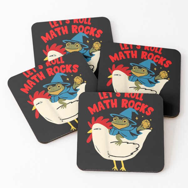 Item preview, Wild Retro Graphic Funny Frog With Chicken Let's Roll Math Rocks for Men Women designed and sold by MOHAMED FRASER.