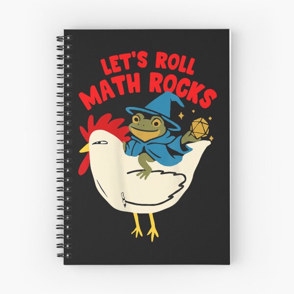 Item preview, Wild Retro Graphic Funny Frog With Chicken Let's Roll Math Rocks for Men Women designed and sold by MOHAMED FRASER.