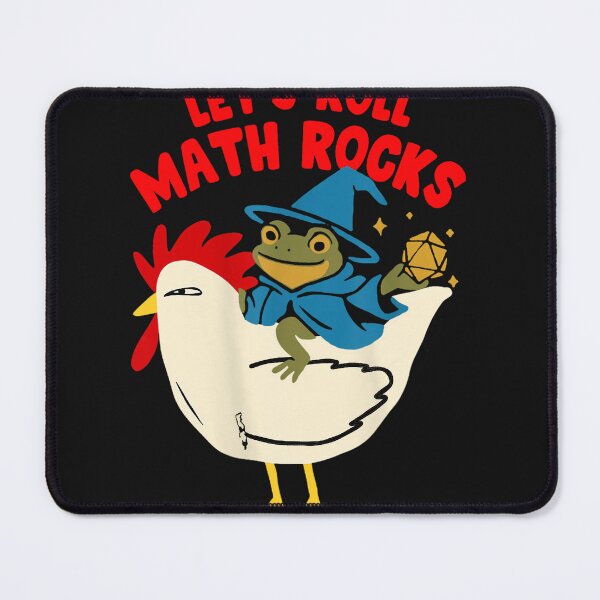 Item preview, Wild Retro Graphic Funny Frog With Chicken Let's Roll Math Rocks for Men Women designed and sold by MOHAMED FRASER.