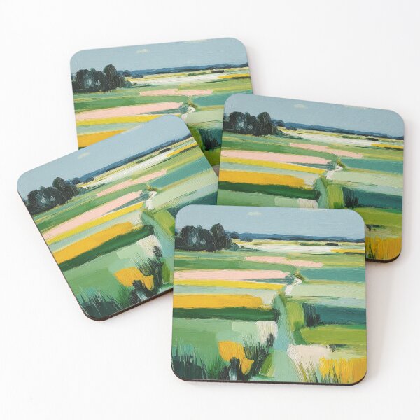 Item preview, Minimalist Netherlands Landscape Pastel Colors designed and sold by ArtHouseNiklas.