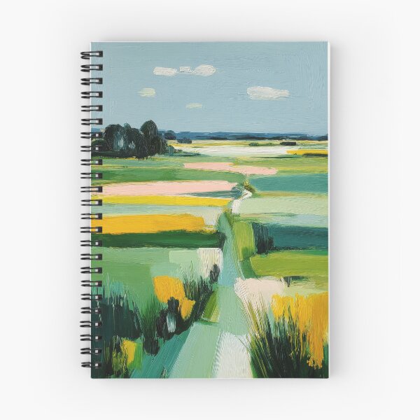Item preview, Minimalist Netherlands Landscape Pastel Colors designed and sold by ArtHouseNiklas.