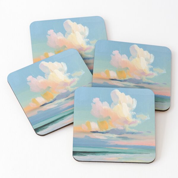 Item preview, Abstract Seascape Pastel Colors & Sky designed and sold by ArtHouseNiklas.