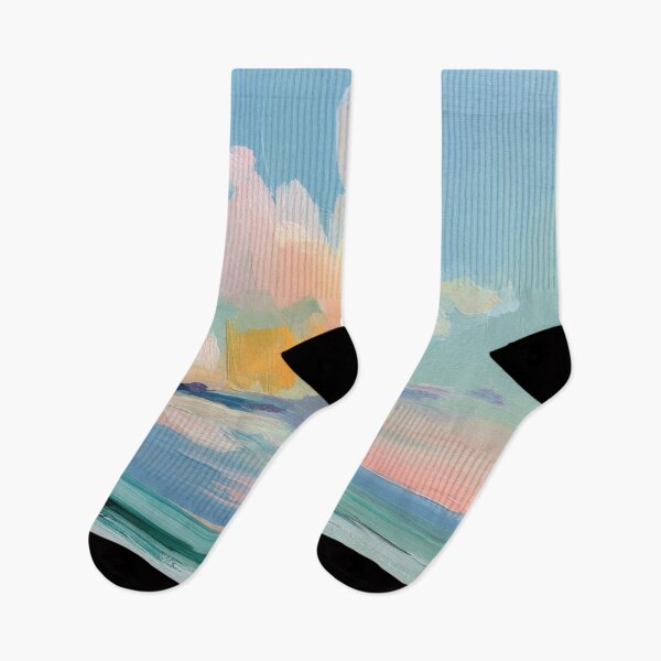 Item preview, Abstract Seascape Pastel Colors & Sky designed and sold by ArtHouseNiklas.