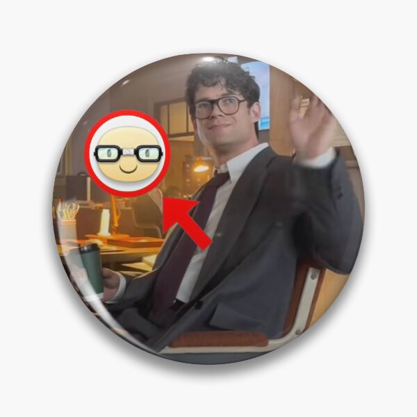 Item preview, Clark Kent Silly Sticker designed and sold by vampiremoon.