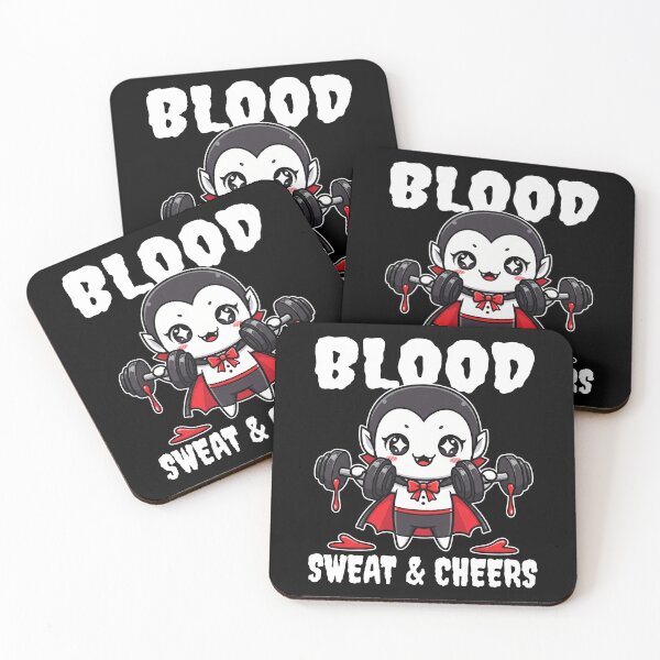 Item preview, BLOOD, SWEAT AND CHEERS - VAMPIRE HALLOWEEN designed and sold by KEF Custom.