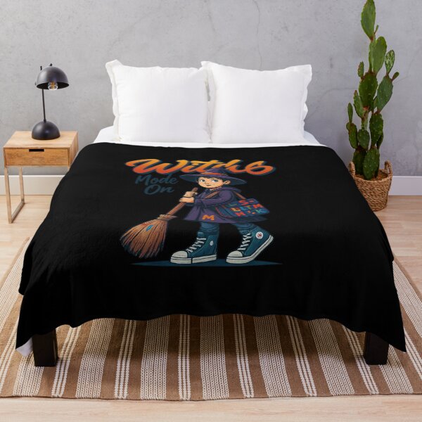 Item preview, Witch Mode On Boy – Cool Halloween Witch T-Shirt designed and sold by Trendora Studio.