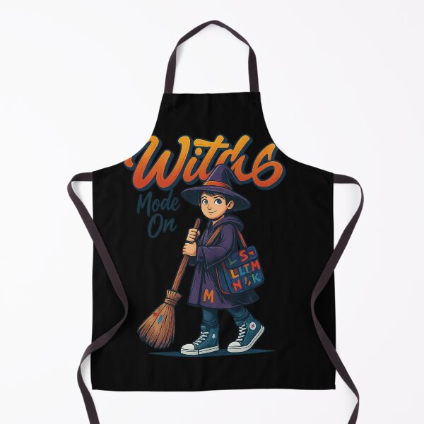 Item preview, Witch Mode On Boy – Cool Halloween Witch T-Shirt designed and sold by Trendora Studio.