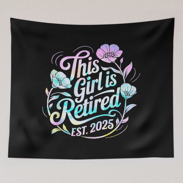 Item preview, Cute Floral For Women Retirement This Girl Is Retired 2025 Tank Top  designed and sold by sparks269.