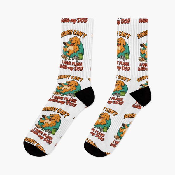 Item preview, Sorry I Can’t I Have Plans With My Dog – Funny Pet Lover Design designed and sold by Designforyou86.