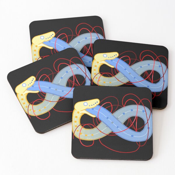 Item preview, Ellipses Ouroboros (transparent) designed and sold by ClumsyPillbug.