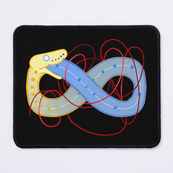 Item preview, Ellipses Ouroboros (transparent) designed and sold by ClumsyPillbug.