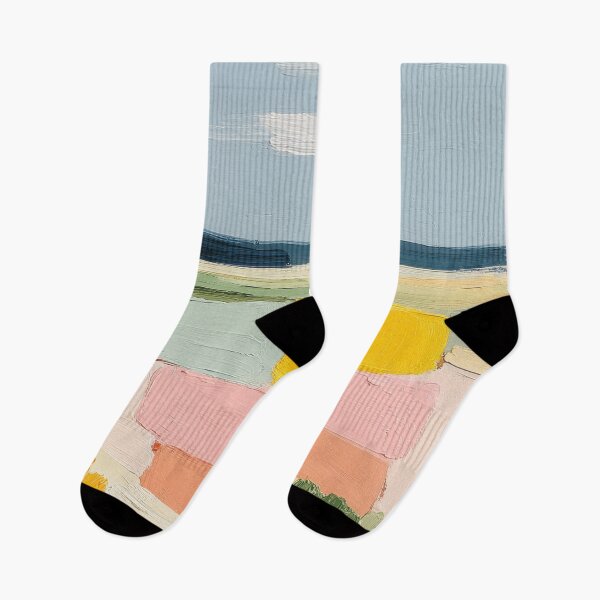 Item preview, Minimalist coastal landscape pastel colors designed and sold by ArtHouseNiklas.