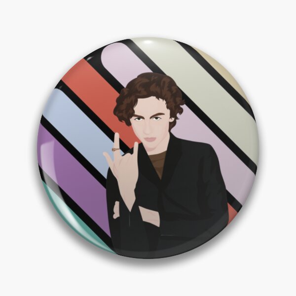 Item preview, Timothée Chalamet Bold Vector Pose designed and sold by SimonaBaren.