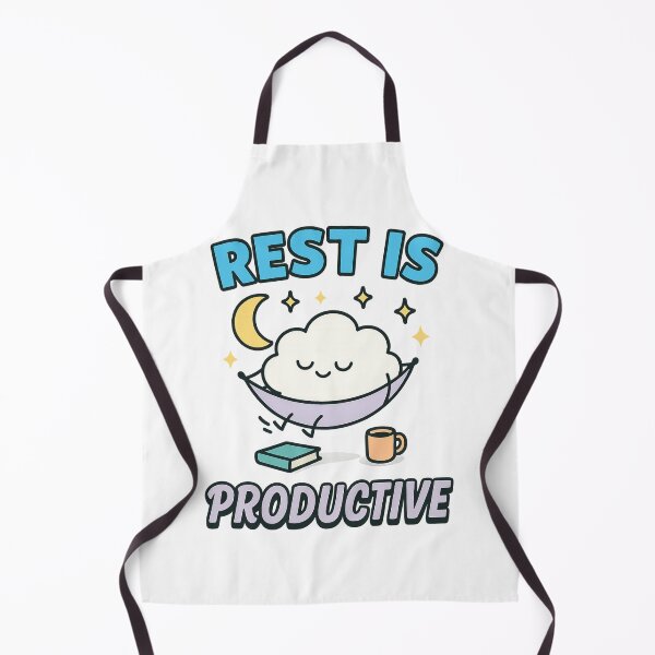Item preview, Rest Is Productive – Cute Self Care Mental Health Design designed and sold by Designforyou86.