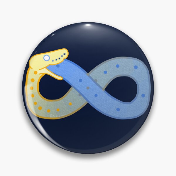 Item preview, Ellipses Ouroboros (threadless) designed and sold by ClumsyPillbug.