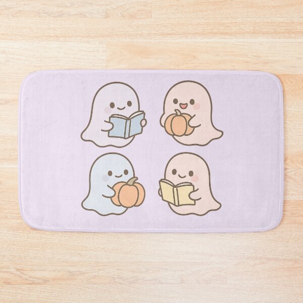 Item preview, Pastel Kawaii Ghosts – Books & Pumpkins designed and sold by Bratak.