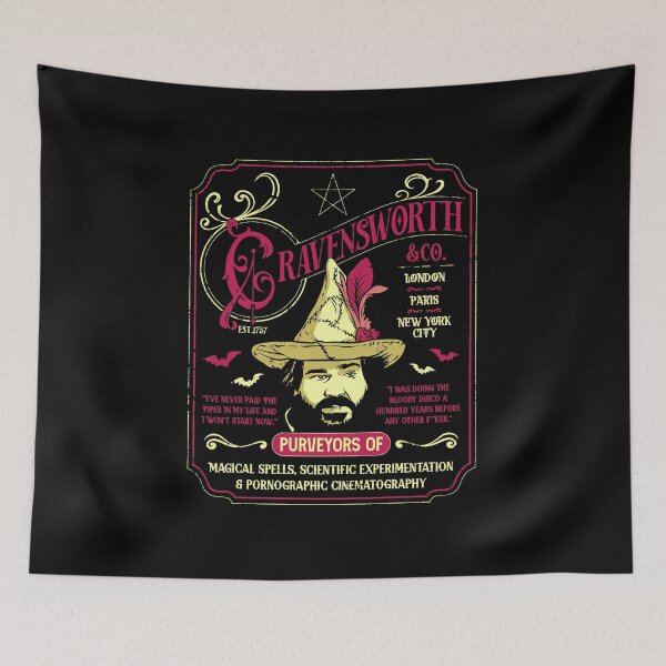 Item preview, What We Do In The Shadows Ravensworth Vintage Poster designed and sold by Mackk269.