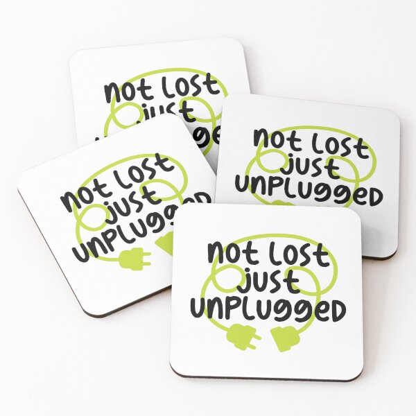 Item preview, Not lost just unplugged lettering designed and sold by SweetberryHouse.