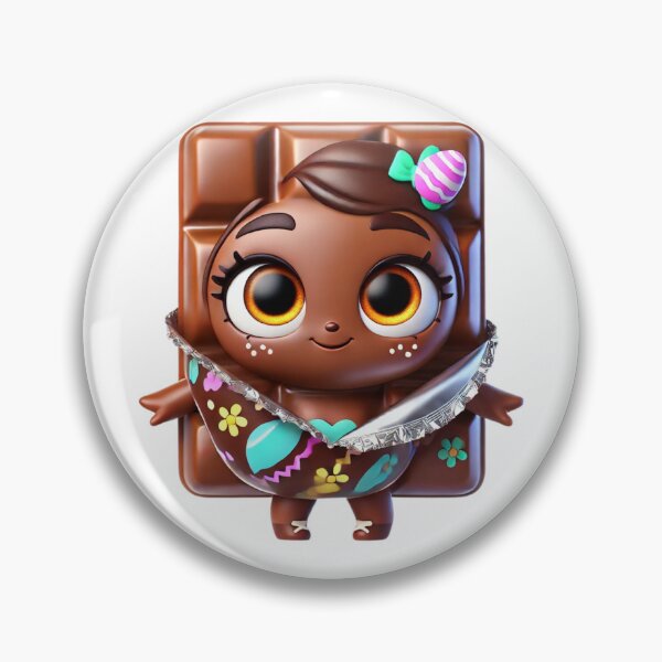 Item preview, Adorable Easter Chocolate Girl designed and sold by Sillytoe.