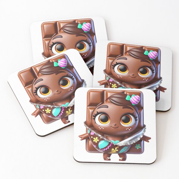 Item preview, Adorable Easter Chocolate Girl designed and sold by Sillytoe.