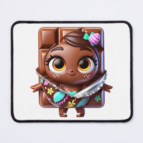 Item preview, Adorable Easter Chocolate Girl designed and sold by Sillytoe.