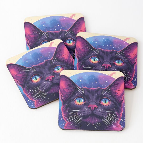 Item preview, Cat with Cosmic Eyes designed and sold by marakaram.