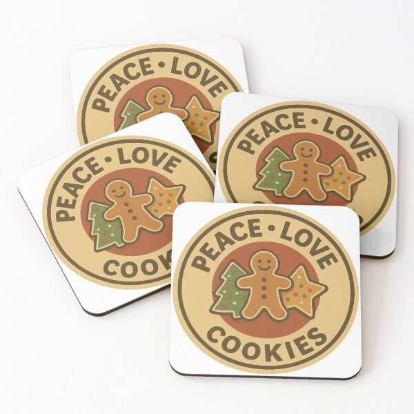 Item preview, Christmas Peace Love Cookies designed and sold by AZTRELIS.
