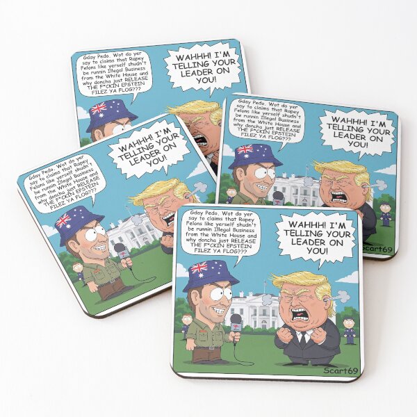 Item preview, Trump clashes with ABC Australia Reporter - Tough Questions designed and sold by riotgear.