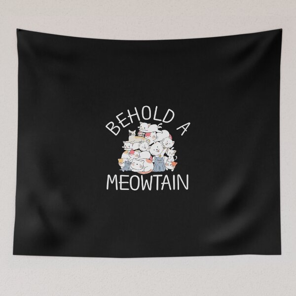 Artikelvorschau, Behold a Meowtain Shirt Cute Cat T-Shirt entworfen und verkauft von traceyk3cch.