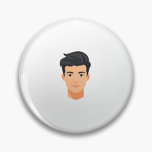 Item preview, Male with dark hair sticker designed and sold by THEBEST1999.