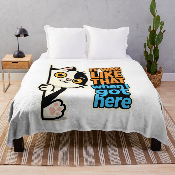 Item preview, It Was Like That When I Got Here – Funny Mischievous Cat Design designed and sold by Designforyou86.