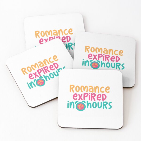 Item preview, Romance expired in 24 hours lettering designed and sold by SweetberryHouse.