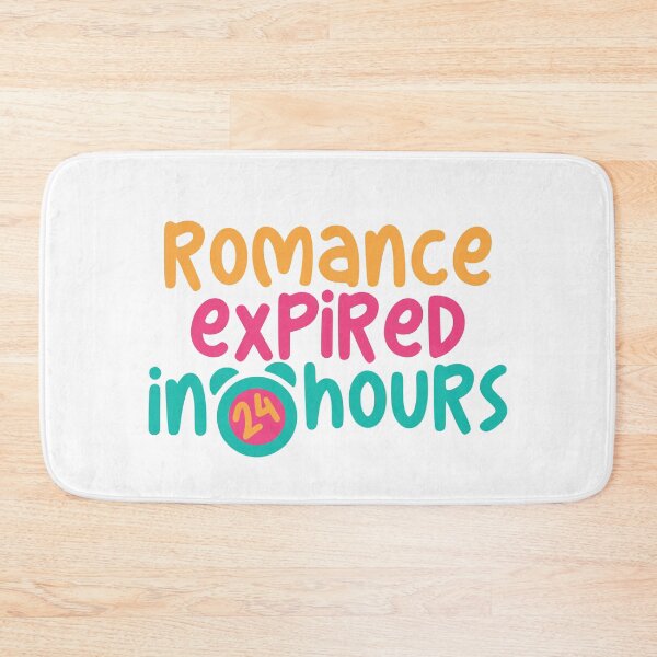 Item preview, Romance expired in 24 hours lettering designed and sold by SweetberryHouse.
