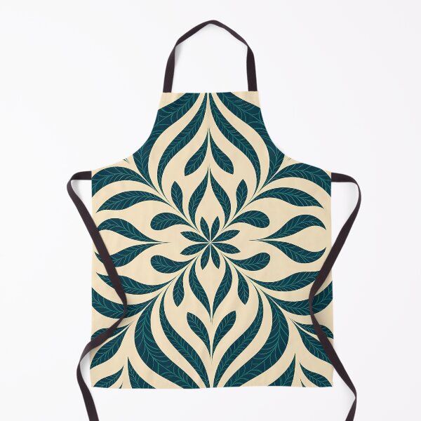 Item preview, Blue, Flowers & Leaves, Abstract Artistic Stylize, Symmetrical Repeated Texture Pattern (image size 8320x12480) designed and sold by Digital-Davinci.