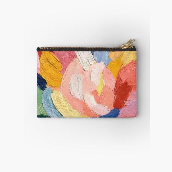 Item preview, Abstract flower oil painting colorful & textured designed and sold by ArtHouseNiklas.